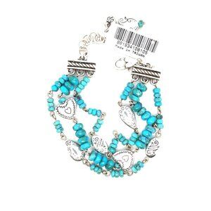 Brighton Multi-Strand Hopi Dreams Turquoise Bracelet
